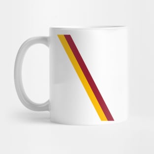 Motherwell Retro 1973 White Amber Claret Sash Mug